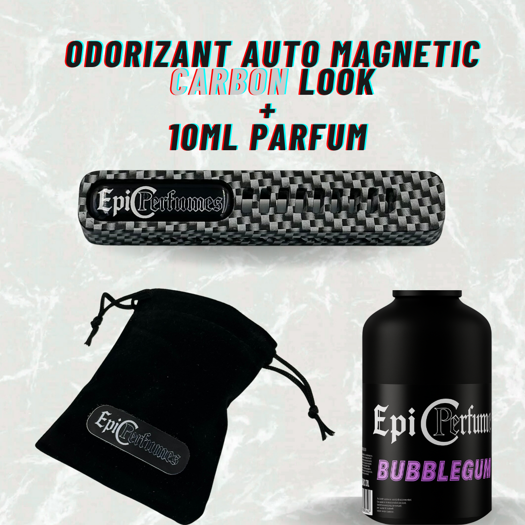 Odorizant auto magnetic CARBON LOOK + 10ML