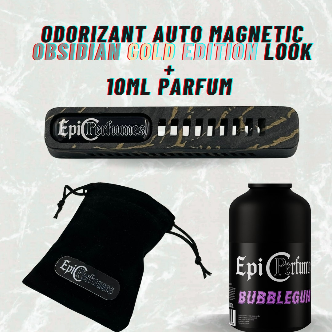 Odorizant auto magnetic OBSIDIAN GOLD EDITION LOOK + 10ML
