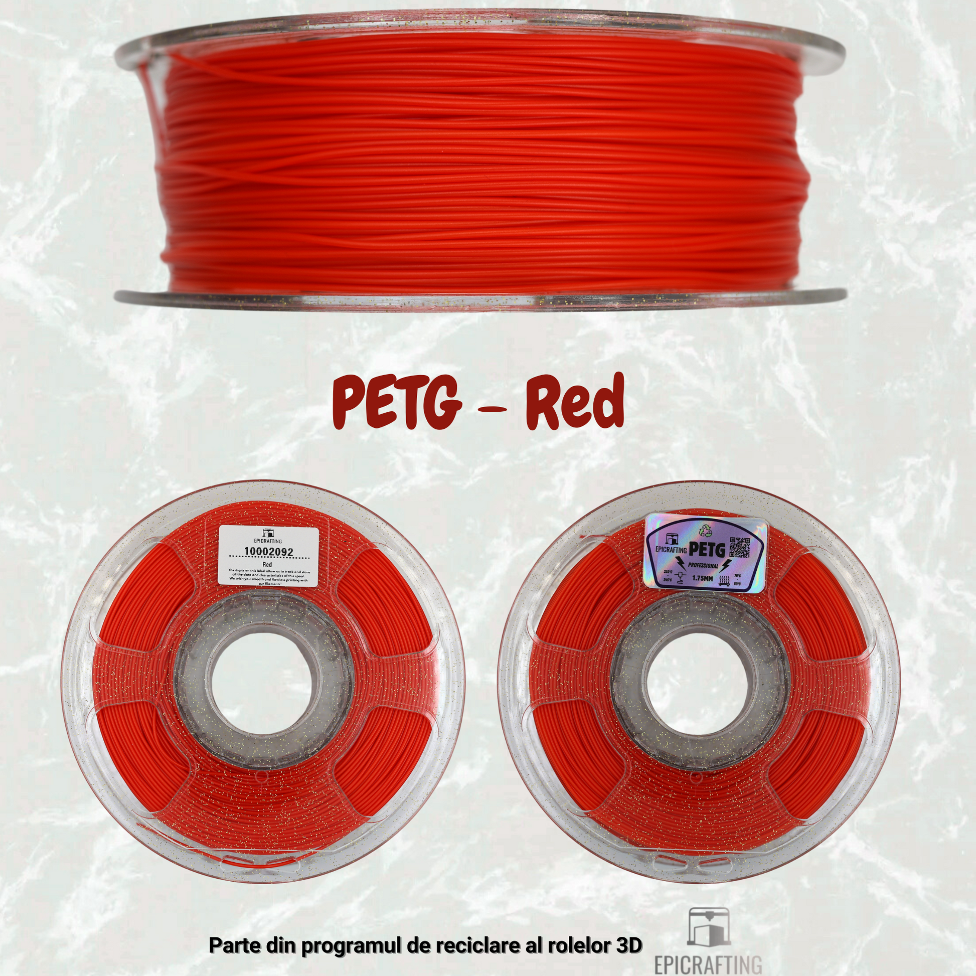 Filament 3D - PETG RED / ROSU