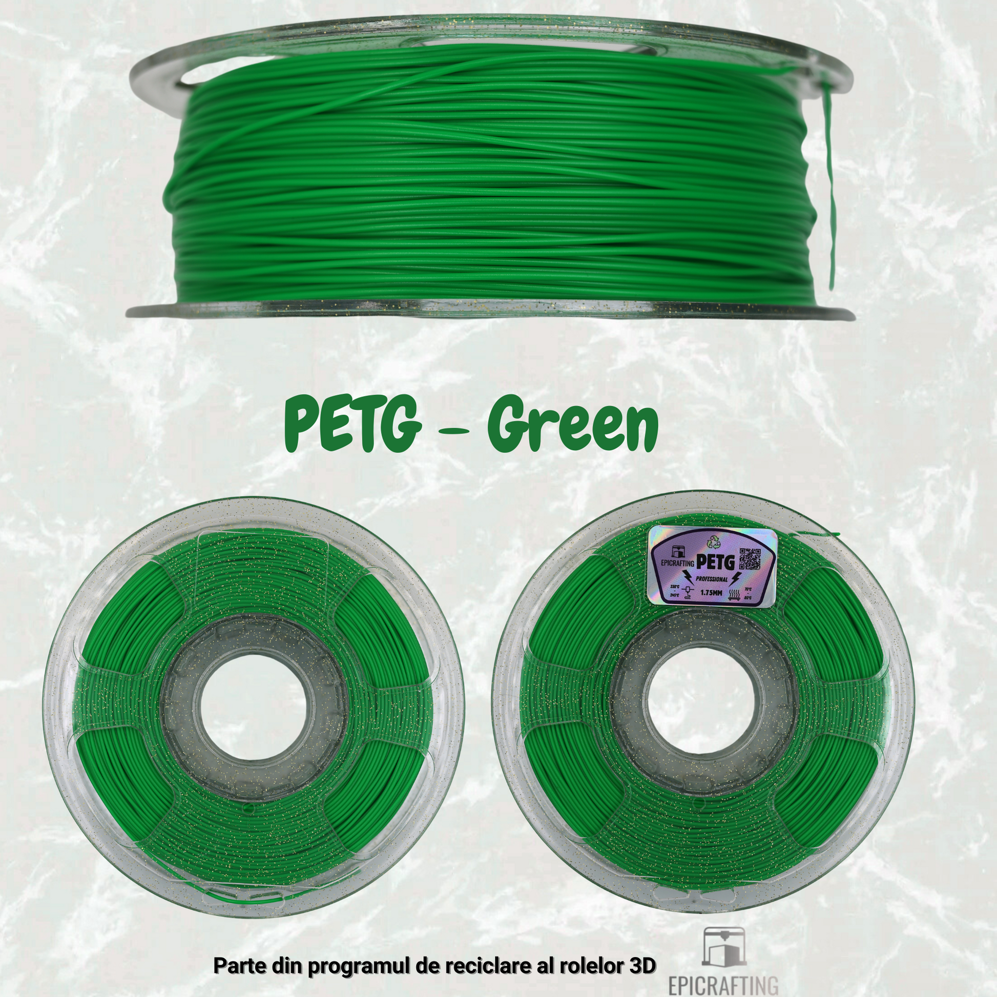 Filament 3D - PETG GREEN / VERDE
