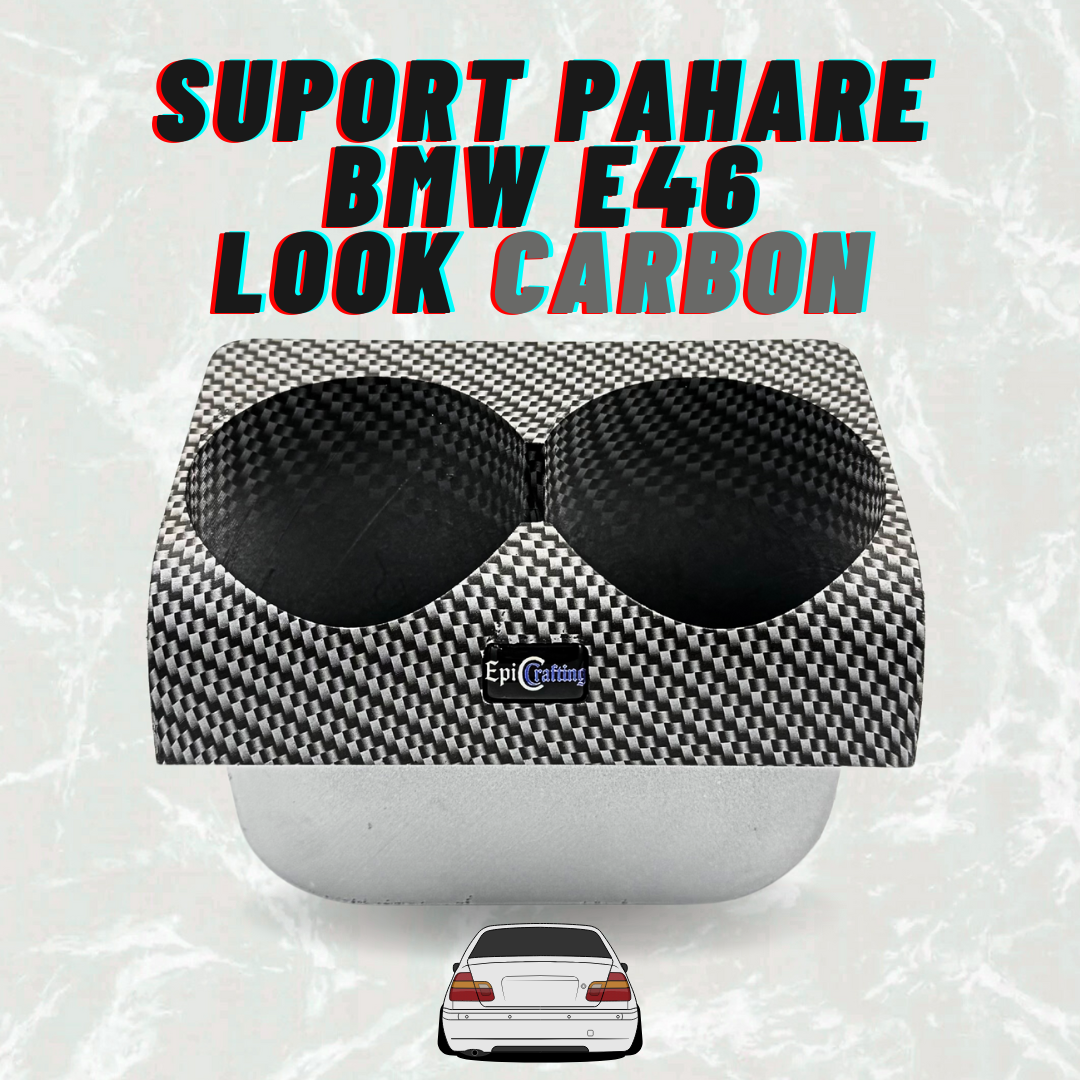 Suport Pahare BMW E46 CARBON LOOK